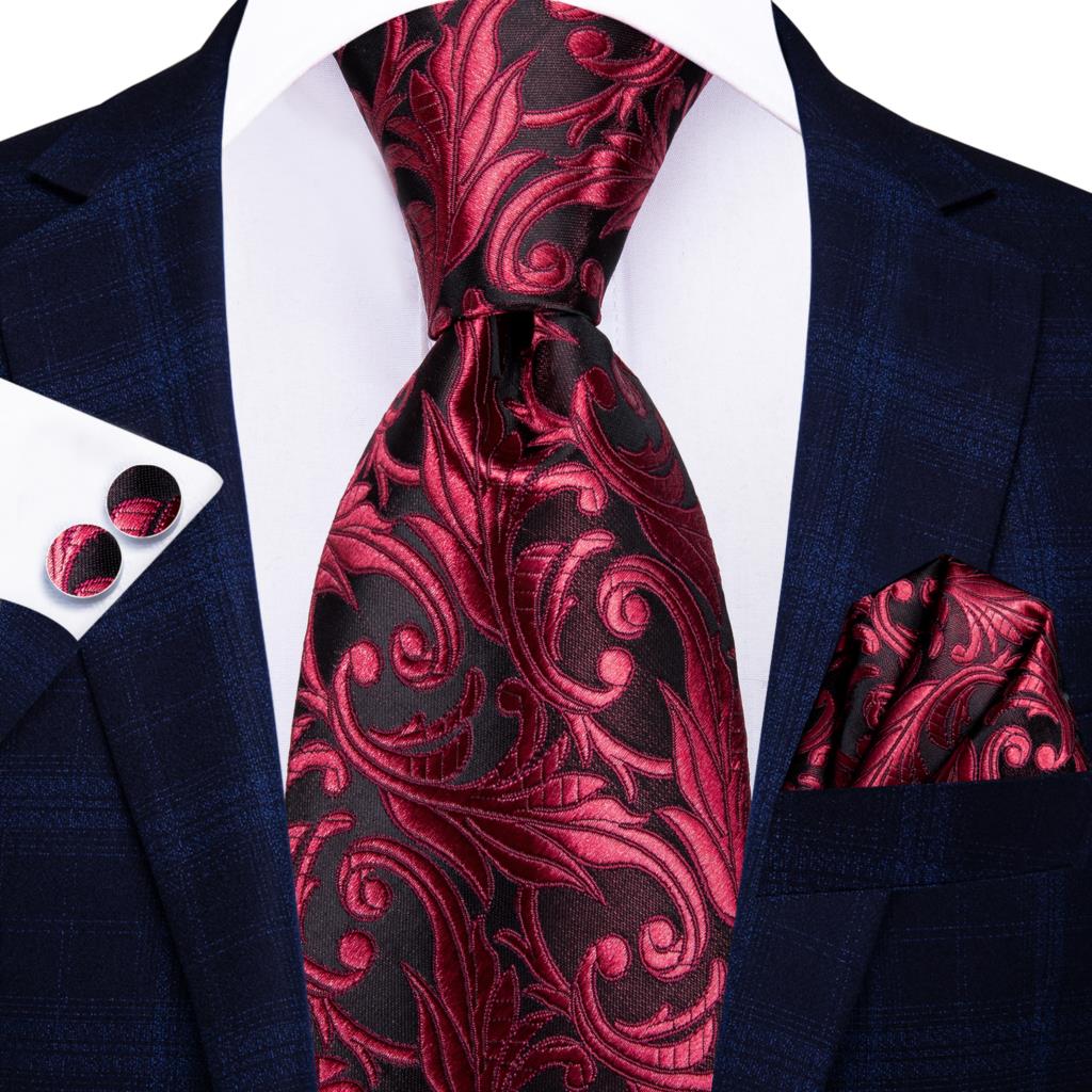 ハイネクタイデザイナーストライプブルゴーニュ黒シルク結婚式の - Silk Tie Striped のレビューと価格
