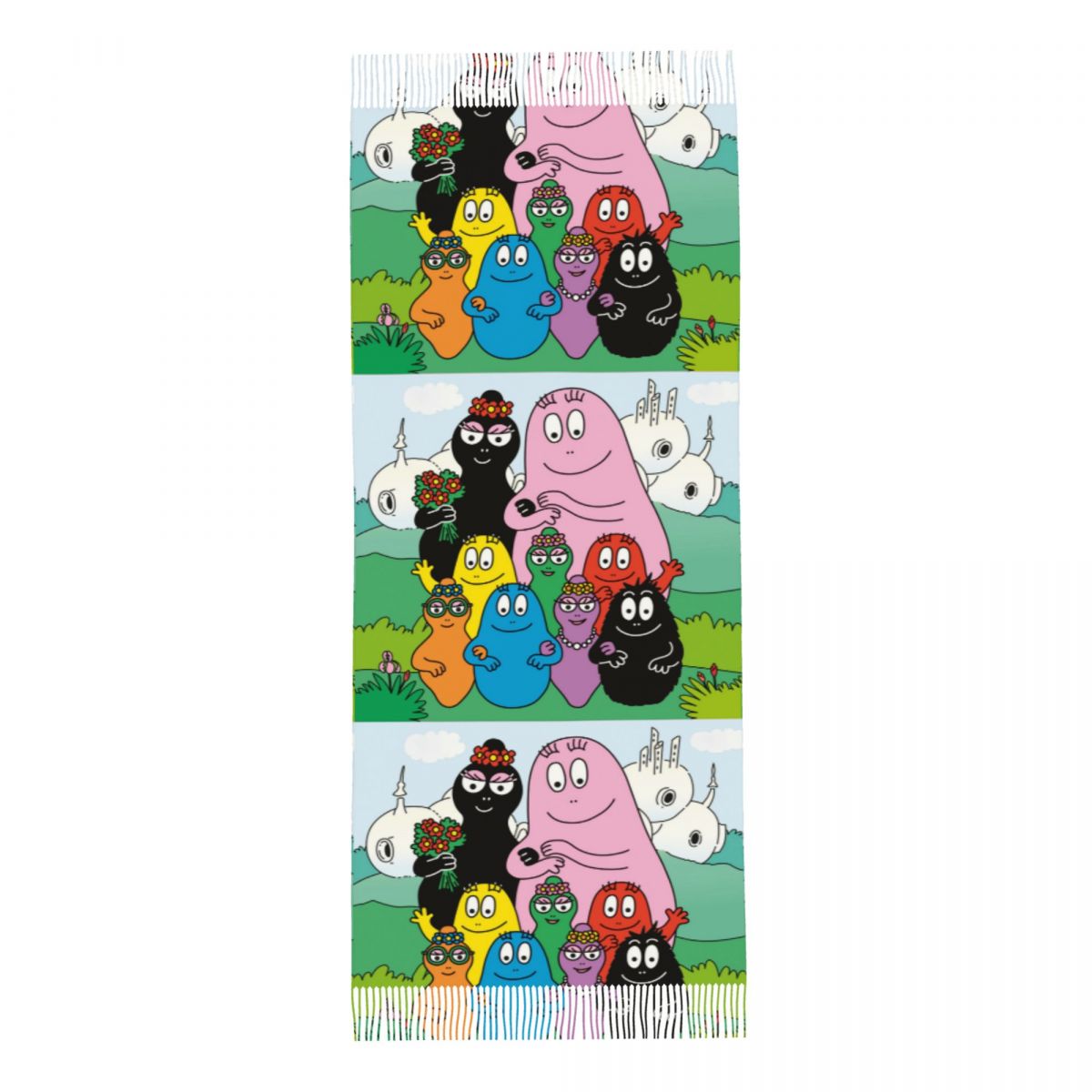 Les Barbapapa ファミリーショールラップ女性冬暖 - Pashmina Wrap Large のレビューと価格