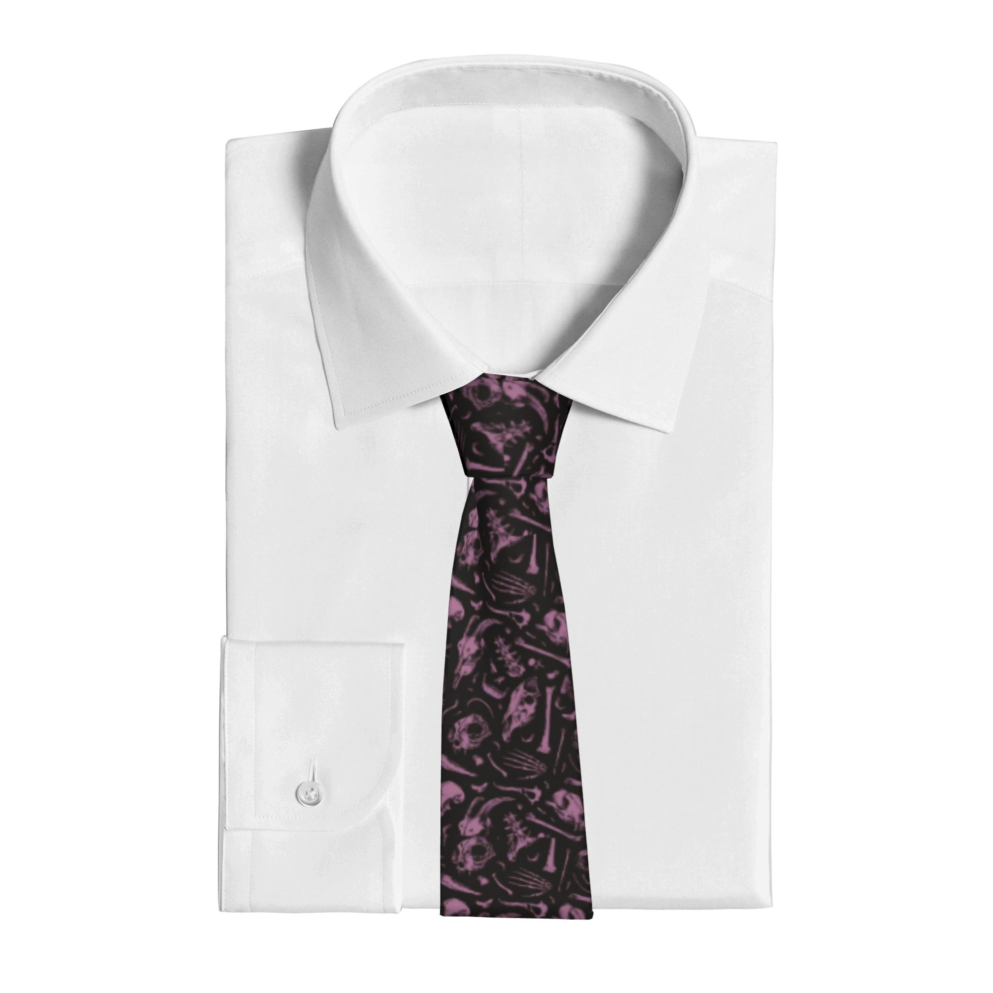 ハロウィン ゴシック コケット ネクタイ ユニセックス ポリ - Skinny Tie Men のレビューと価格