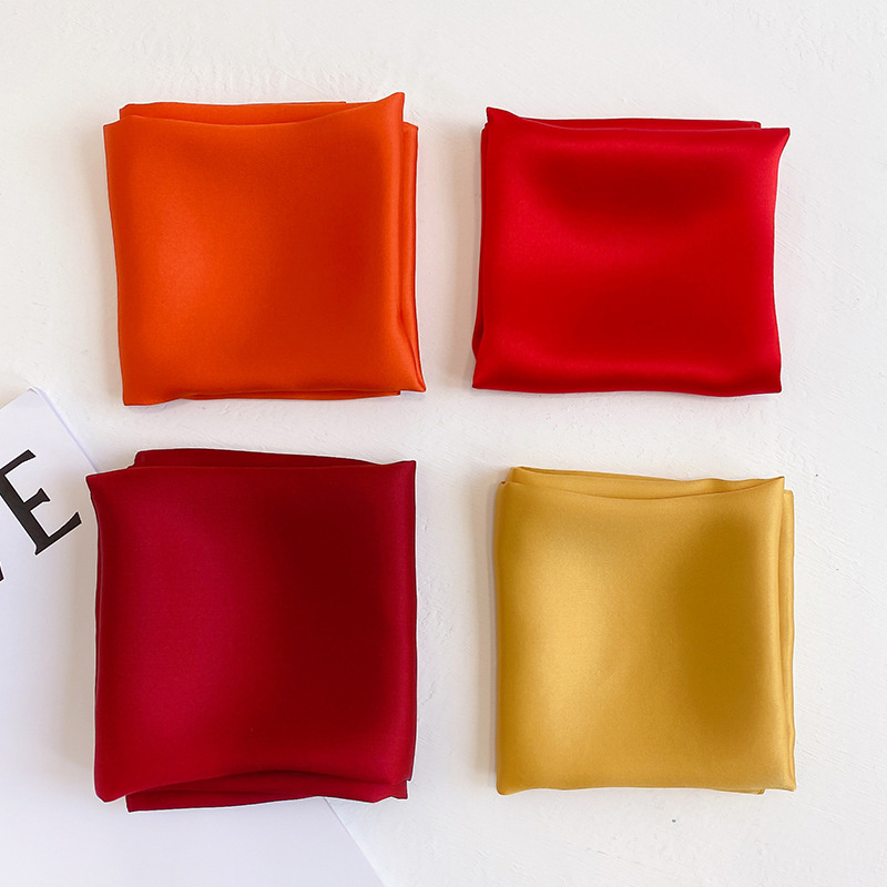 女性用の本物のシルクスカーフ,女性用のショールラップ,ネック - Scarf Silk Square のレビューと価格