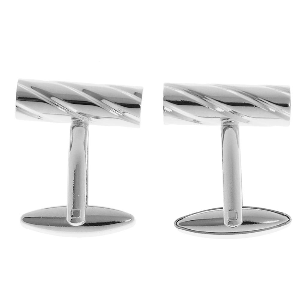 おしゃれな貝殻モチーフのカフスボタン。男性用、真鍮製。結婚式 - Tie Clip Silver のレビューと価格