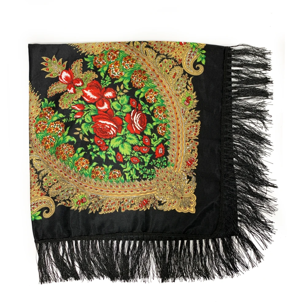 130*130 センチメートルエスニックスタイルロシア正方形 - Bandana Cotton のレビューと価格